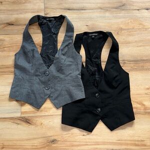 Express Gray Sleeveless Fitted Vest Size 6 Small Business Casual (black sold)